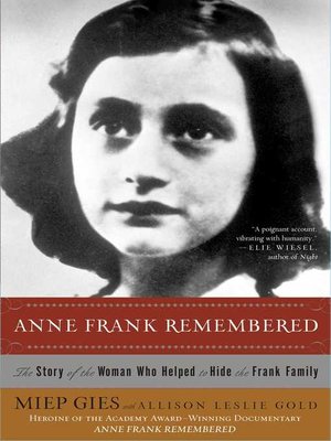 cover image of Anne Frank Remembered